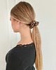 gumki do włosów Gumka jedwabna, scrunchie, sawanna MIDI 2
