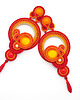 kolczyki soutache Słoneczne boho kolczyki 2