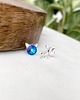 kolczyki srebrne KOTY! kolczyki srebrne - kryształy Swarovski Bermuda Blue (mniejsze) 1