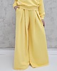 komplety damskie Sarai wygodny komplet bluza i szerokie spodnie z zakładkami Butter yellow 5