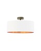 plafony Lampa sufitowa z abażurem w stylu urban jungle WENECJA GOLD fi - 40cm 1