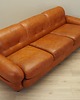 sofy i szezlongi Sofa skórzana ruda, włoski design, lata 70, produkcja: Włochy 4