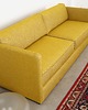 sofy i szezlongi Sofa żółta, skandynawski design, lata 00 2