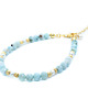 bransoletki z kamieni naturalnych Larimar z perełką 2