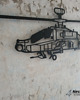 Ozdoby na ścianę Śmigłowiec Apache AH metalowa ozdoba na ścianę 3D 4