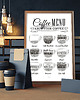 plakaty Plakat Coffee MENU 2