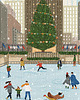 puzzle dla dzieci Puzzle 1000 "Nowojorskie lodowisko" by Katarzyna Bednarska w ozdobnej tubie 1