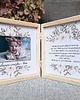 ramki na zdjęcia Prezent na Dzień Babci i Dziadka, Drewniana Kartka z życzeniami 2