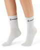 skarpetki damskie Skarpetki do jogi/pilates/fitness IDEAL GRIP - pearl grey 1