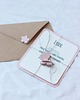 kartki scrapbooking Różowe motyle. Zaproszenia urodzinowe z motylem 4