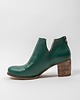 botki damskie SKÓRZANE BOTKI DO KOSTKI ZAPATO 501 ZIELONY 3