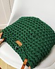 torby na ramię Torba na ramię " Boho Weave Bag" kolor leśny, torba szoperka z podszewką 1