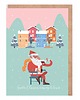 kartki świąteczne Kartka na Boże Narodzenie z mikołajem - "Santa Claus is coming to town" 2