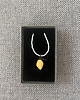 wisiory Handmade naszyjnik z plecioną cytrynka z koralików 3
