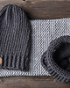 tuby i kominy Komin z wełny merynosa handmade SZARY 2