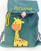 torebki, worki i plecaki dziecięce Plecak z żyrafą, worek z żyrafą i imieniem 1