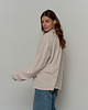 bluzki z długim rękawem damskie Longsleeve collar SAND 1