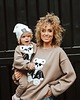 bluza bez kaptura damska Bluza oversize Jackson Teddy dla mamy i taty 2