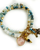 bransoletki z kamieni naturalnych OPTYMIZM 4- Bransoletka AKWAMARYN, kamienie naturalne 6