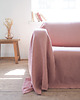 koce i narzuty Narzuta na kanapę heavy linen DUSTY PINK 3