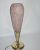 lampy stołowe Lampa stołowa Modern lata 60.  Mosiądz i szkło  Vintage  E14 4
