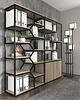 regały i półki Regał dębowy-ARMARIUM-2-100X35X180 1