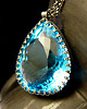 wisiory Naszyjnik Swiss Blue - Topaz Swiss Blue Srebro vol.VI 5