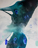obrazy Obraz Abstrakcja 'obłok molekularny' akryl 50x70 1