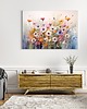 obrazy Obraz na płótnie - Kolorowe kwiaty - 100x70 cm  (1-0327) 2