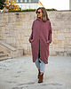 bluza z kapturem damska Płaszczobluza No.2 Rose Brown - Rozmiar: 2