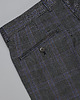 spodnie męskie spodnie cave w kant szary w kratę slim fit 2