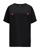 t-shirt damskie T-shirt Voila Czarny Bratki 1