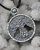wisiory Drzewo Życia plecione z labradorytem, unisex 8