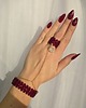 bransoletki złote Bransoletka z pierścionkiem 5-rzędowa Fashion Gloss 2