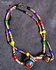 korale BOHO uroczy bajeczniej kolorowy naszyjnik jedyny TAKI! Unikat handmade 9