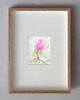 obrazy Akwarela Kwiat Magnolii oryginalny obraz A5 21x13 cm 1