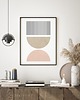 plakaty Plakat Boho geometria pastele 2