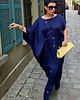 sukienki midi damskie New Dress asymetric granat 2