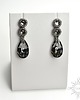 kolczyki swarovski Silver night, kolczyki z kryształami Swarovskieg 2
