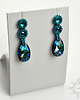 kolczyki swarovski Bermuda Blue,kolczyki z kryształami Swarovskiego 1