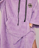 bluza z kapturem damska Poncho Biggy Smile Lilac 1