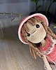 lalki Lalka 28cm Amigurumi wykonana na szydełku 9