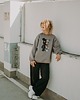 bluza bez kaptura damska Bluza oversize Robot Teddy dla mamy i taty 2