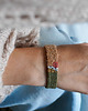 bransoletki na sznurku Bransoletka z nici - sun and wave - wersja jesienna 1