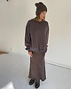 czapki damskie Czapka wełniana CHUNKY MERINO  cacao 2