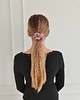 gumki do włosów Gumka jedwabna, scrunchie, pink lemoniade MIDI 2