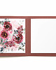 kartki scrapbooking Kartka na ślub, urodziny, imieniny - kwiatowa różowa 2