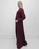 komplety damskie Sarai wygodny komplet bluza i szerokie spodnie z zakładkami Cherry 4