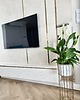 kwietniki Kwietnik metalowy stojący GOLD Design LOFT 56cm 2