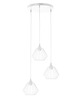 lampy wiszące 3-płomienna lampa wisząca z regulacją długości przewodów LAVIS LOFT 4
